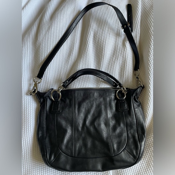 Coach Black Leather Kristin Satchel - Picture 6 of 6